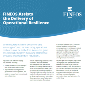 FINEOS DORA Datasheet